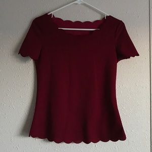 Maroon shirt